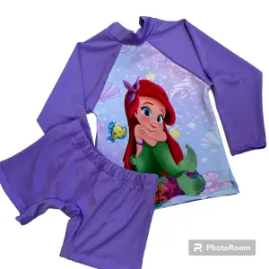 Traje de baño sirenita lila niña