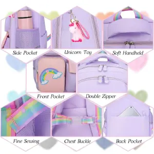 Conjunto Morral Para Niñas Con Lonchera