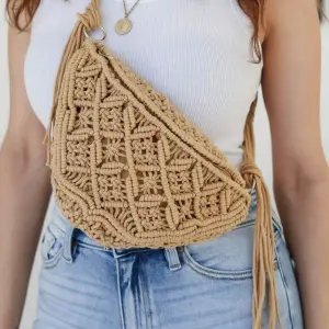 Riñonera de Macramé