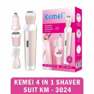 Depiladora Femenina Recargable Kemei