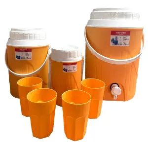 Juego de Termos Nevado 7 piezas Naranja