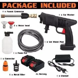HIDROLAVADORA + CARGADO DUAL CARRO 12V