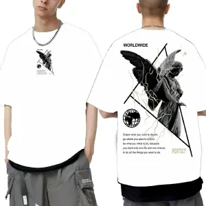 Camisetas grficas oversize - 731838