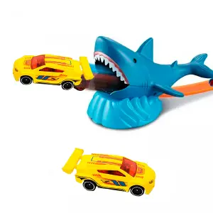 Pista De Carros Tiburon Devorador Juguet