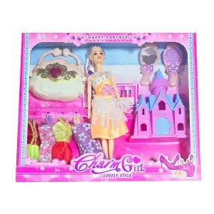 Muñeca Vestidos Castillo Accesorios