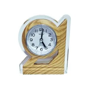 Reloj De Mesa Figura Triangulo Tono Made