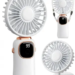 MINI VENTILADOR PORTÁTIL CON PANTALLA: ¡Frescura en tus Manos! - MINI VENTILADOR PORTATIL CON PANTALLA