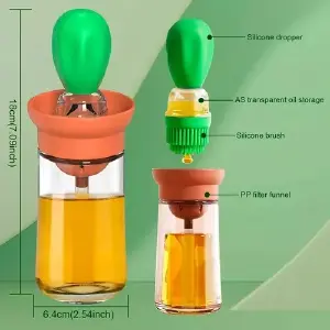 Botella Para Aceite Con  Brocha de Silic