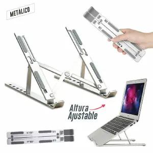 Soporte metalico para portatil pc plegab