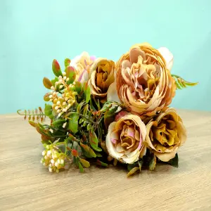 Ramo de flores Envejecidas Artificial x3