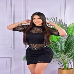 Vestido malla