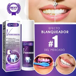 Crema de Diente Morada Smile white
