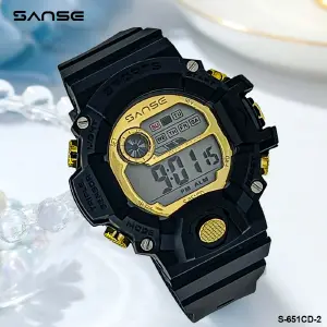 RELOJ SANSE NEGRO/D ESTUCHE S-651CD-2