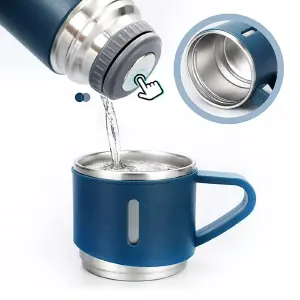 Termo bebidas calientes frías + 3 tazas