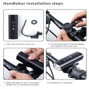 Luz Linterna Led Bicicleta Smart+acople