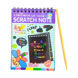 Libro Agenda Para Dibujar Raspar Y Color