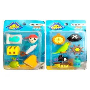SET DE BORRADORES FIGURA PIRATA