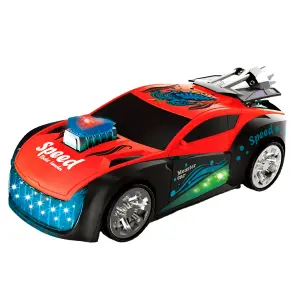 Carro Deportivo De Carreras Luces Sonido