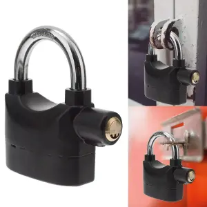 Candado de seguridad con alarma