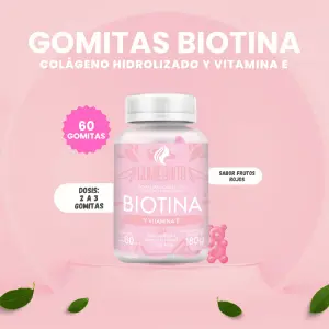 Gomitas Biotina + Vitamina E X4
