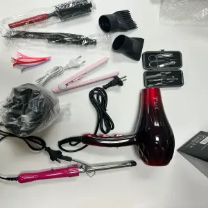 Kit Secador Cabello Profesional 11 En 1
