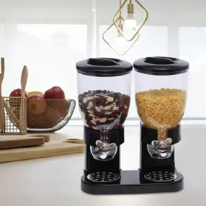 Dispensador De Cereal Doble Para Cocina