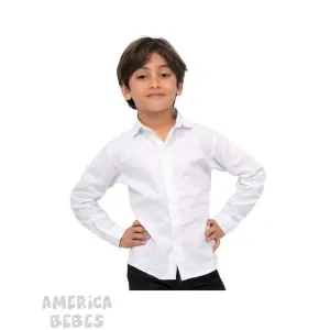 Camisa manga larga para niño