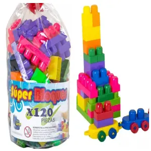 ARMATODO JUEGO DE BLOQUES 120 PIEZAS