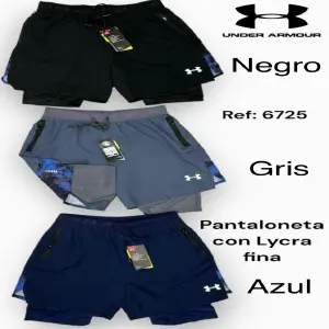 Pantaloneta Corta+Licra UNDER ARMOUR