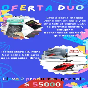 DUO Tablet y Helicóptero para niñ@