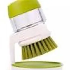 CEPILLO PARA PLATOS CON DISPENSADOR