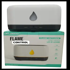 HUMIFICADOR DISEÑO FUEGO BLANCO