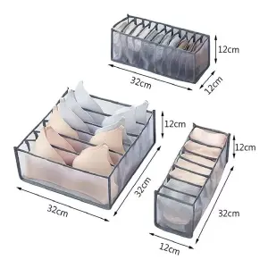 Organizador De Ropa Interior, Set De 3