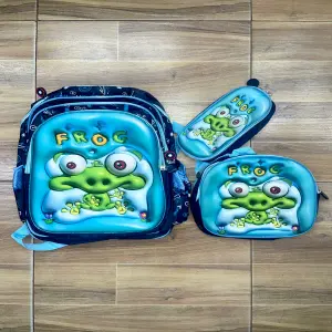 MALETA + CARTUCHERA + LONCHERA: ¡El Conjunto Perfecto para la Escuela o el Viaje! - MALETA+ CARTUCHERA+ LONCHERA