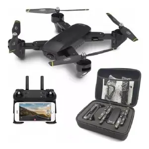 Drone Dm107s Doble Cámara 2mp Wifi Pleg