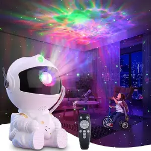 Proyector De Luces Astronauta Galaxia