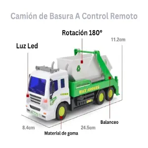 Camion Basura Control Remoto Niño