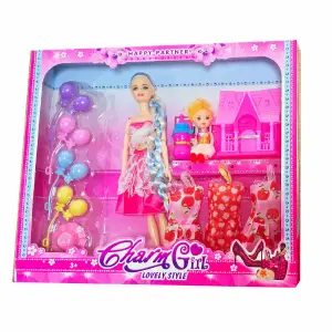 Muñeca Vestidos Accesorios Casa Globos