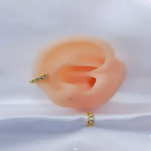 EARCUFF ROMBO DORADO
