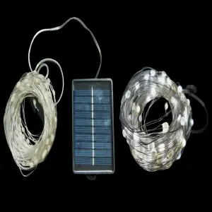 SOLAR ALAMBRE X100 LEDS BLANCA 10M