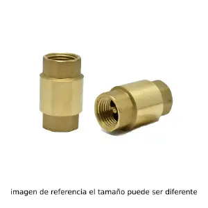 CHEQUE VERTICAL 3/4 BRONCE