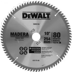 Disco Sierra Corte Transversal 10" X 80
