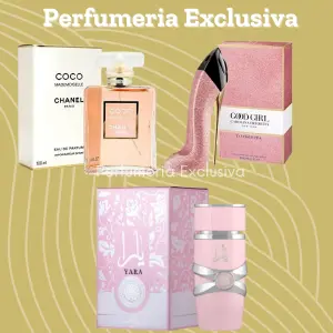 Coco Chanel + Good girl pink+ yara+perfu