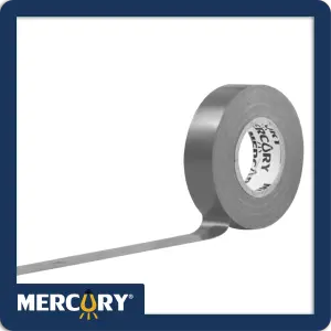 CINTA AISLANTE 15M GRIS MERCURY CERTIFI