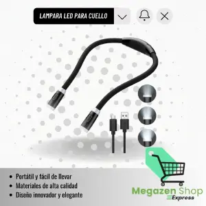 LAMPARA LED PORTATIL PARA CUELLO