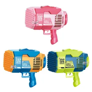 Pistola Burbujera Grande Recargable