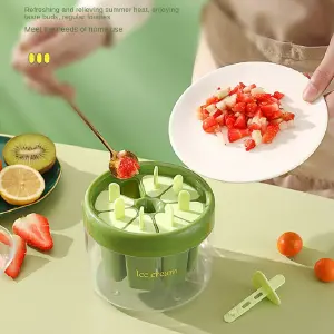 Moldes 8 puestos para paletas de helados