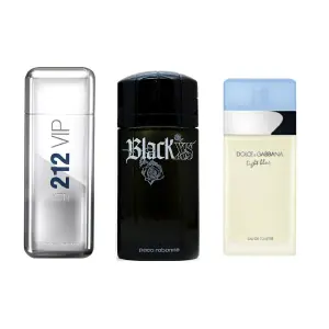 212 VIP MEN +BLACKXS+LIGHTBLUEDAMA