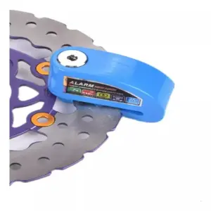 Candado Traba Disco Con Alarma Moto
