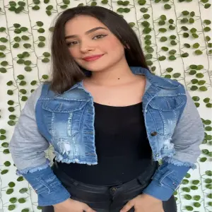Chaqueta Jeans Buso  puños Jeans N48C2